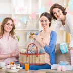 Reallnaive 6 Set Large Empty Gift Basket to Fill, Bamboo Woven - Image 7
