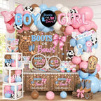 Boots Or Bows Gender Reveal Decorations, All-in-one Boots Set by HAKOTI