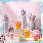 Sliner 50 Sets Axolotl Birthday Party Supplies Bulk - Image 6