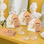 50PCS Gold Rose Flower Key Chains Flower Key Chains and Keyrings for Wedding Party Favors Creative Gifts Decorations or Bridal Shower Keepsakes Party Favors Roses Keychain Souvenirs Bulk - Image 4