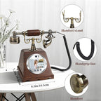 Video Audio Guest Book Wedding Phone, 3.5” 1080P Video Guestbook Phone for Wedding, Bridal Shower, Birthday Party, Baby Shower, Anniversary Engagement (Wood-Toned Brown) - Image 3
