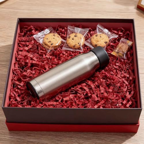 Tisspoms 10LB Red Crinkle Cut Paper Shred Filler, Crinkle Paper Shreds - Image 5