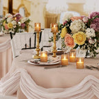 12Pack Flameless LED Candles with Timer, Battery Operated, Gold, 2"x3" - Image 3
