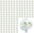 AVIVIHO 105 Pcs White Hydrangeas Artificial Flowers Bulk White Silk Flowers with Stems Realistic Fake Hydrangeas Heads DIY Floral Arrangements for Wedding Centerpieces Arch Party Home Decoration by Aviviho