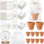 Reallnaive 96 Sets Baby in Bloom Baby Shower Party Favors Seed Packets by Reallnaive