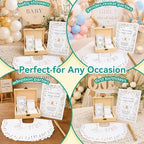 Baby Shower Guest Book, 54 Playing Cards, Wooden Box, Sign & Pen - Image 6
