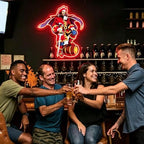 Captain Morga Neon Sign, Rum LED Neon Lights for Wall Decor Beer Signs for Man Cave Home Bar Beer Club Pub Bistro Party Decor Gift Dimmable USB Powered(15.74"*12.99") - Image 3