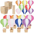 Meooeck 8 Sets Colorful Hot Air Balloon Table Centerpieces Decor by Meooeck