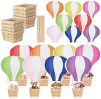 Meooeck 8 Sets Colorful Hot Air Balloon Table Centerpieces Decor by Meooeck