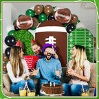 Foilswirl 34 Pieces Football Backdrop Set, Football Arch Backdrop Cover - Image 5