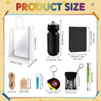 Denylo pro 48 Pcs Baby Shower Prizes for Men with Kettle Ruler Pen Cooling Towel Tool Kit Bottle Opener Cardboard Hemp Rope Plastic Bag for Baby Shower Game Winners Men Bachelor Party - Image 2