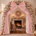 40 x 80 Inch Extra Large Rose Gold Velvet Bow for Backdrop, Xmas Tree by Unknown