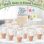 Reallnaive 96 Sets Baby in Bloom Baby Shower Party Favors Seed Packets - Image 5