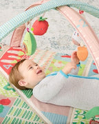Skip Hop Tummy Time Mat, 3-in-1 Activity Baby Play Gym, Age 0-2y, Farmstand Grow & Play, Green - Image 3