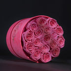 Prifroti 17 Flowers in a Velvet Pink Box, Birthday Gifts for Women, Preserved Flowers, Mothers Day Roses Gift for Mom, Pink - Image 3