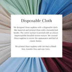 Ivory Linen Like Napkins Disposable Guest Towels, Airlaid 50ct - Image 2
