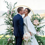 6FT Arch Backdrop Stand,Balloon Arch Stand,Wedding Arch for Backdrop Stand - Image 2