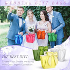 Kolldenn 36 Pack Small Gift Bag with Ribbon Handle Wedding, Assorted Colors - Image 4