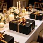UoeRing Black Extra Large Gift Box 2Pcs 22x17x9 inch,luxury Gift Box with Lid for Presents Birthday Christmas Valentine's Day (Includes Pull Bows,Card,Envelope,Filler) - Image 5