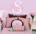 Personalized Custom Name Wall Decals, Baby Wall Stickers, 34" W x 29" H, Girl Name Wall Decal, Wall Decor, Nursery Wall Decals, Bedroom Decor, PLUS FREE HELLO DOOR DECAL by DecorDesignsDecals