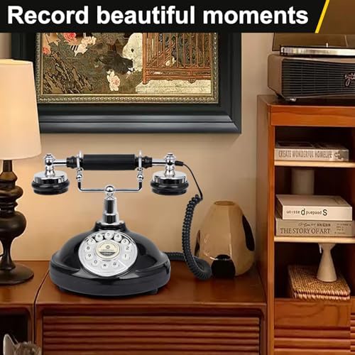 Audio Guest Book Wedding Phone, Record Customized Audio Message with Guest Book Retro Phone Audio GuestBook for Wedding Birthday Party Confession (Battery is Included) - Image 5
