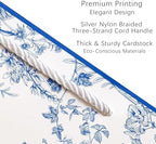 Crisky 25 Pack Wedding Welcome Bags for Guests, Hotel Blue Floral Welcome Gift Bags for Bridal Shower, Birthday Baby Shower - Image 3