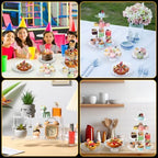 6 Pcs Acrylic Dessert Stand Set Tiered Tray Holder, Novel Style - Image 4
