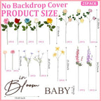 26 Pcs Baby in Bloom Floral Backdrop Arch Baby Shower - Image 2