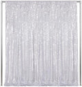 Silver Backdrop Curtains 2 Pieces 5FTx10FT Sequin Backdrop Decor for Party Wedding Christmas Background by SoarDream