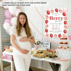 Andaz Press Personalized Someone Berry Sweet Baby Shower Decorations, Berry Baby Shower Welcome Sign, Strawberry Shortcake Girl, Strawberry Decorations For Party, 16x20 Inches - Image 5