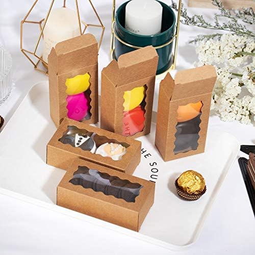 JCXGRVC small treat boxes with window - 100pcs candy box for chocolate - Image 6
