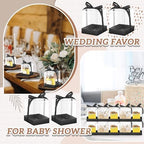36 Set 3.5x3.5x4 in Candle Gift Package Transparent, Black, 36 Set - Image 5