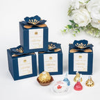 FEIYI 20 PCS Favor Boxes, Navy Blue, 2.55x2.55x2.55 - Image 4
