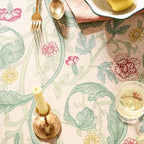 patdrea Designer Vintage French Tablecloth,Round,Diameter 67" - Image 3