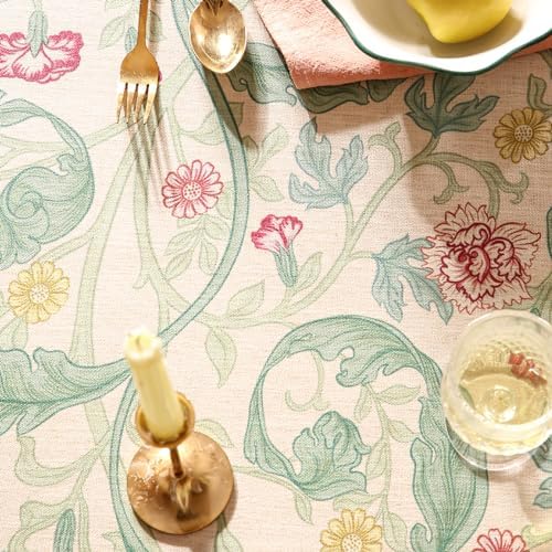 patdrea Designer Vintage French Tablecloth,Round,Diameter 67" - Image 3