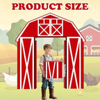 Bucherry 7 Pcs Farm Birthday Party Decor Farm Animal Backdrop - Image 2