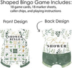 Big Dot of Happiness Boho Botanical Baby Shower Bingo Game - 18 Picture Bingo Cards with Markers, Baby Shower Party Supplies (Pack of 2) - Image 3