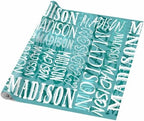 AOFUN Custom Name Text Funny Christmas Birthday Gift Designer Wrapping Paper - 5 Rolls, 58" x 23" Each - Image 5