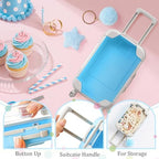 LemonRoad 36 Pcs Clear Mini Suitcase Party Favor Box, Pink，blue - Image 3