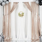 Poise3EHome Champagne Sequin Backdrop Curtains,4 Panels 2FTx8FT Glitter Background for Party Birthday Party Baby Shower Wedding Christmas Thanksgiving Holiday Festival Decor - Image 5