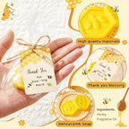 100 Set Honeycomb Soap Baby Shower Party Favors,Yellow - Image 2