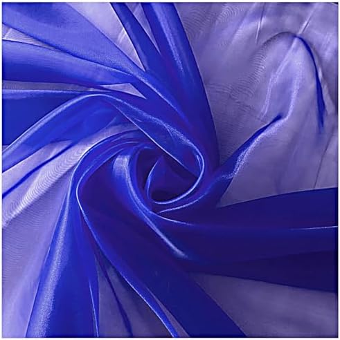40 Yard Organza Fabric 44" Wide for Wedding Event Décor - Royal Blue - Image 4