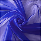 45 Yard Organza Fabric 44" Wide for Wedding Event Décor - Royal Blue - Image 4
