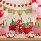 Tranqun 36 Pcs Strawberry Gift Bags with Handle Berry First Party Favors - Image 6