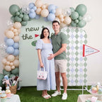 Mindsoft 2 Pcs New to the Club Backdrop Arch Cover, Green - Image 5