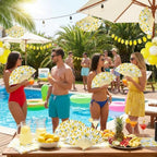 Karenhi 36 Pcs Lemon Party Hand Fans Bulk Summer Capri Party Decorations - Image 6