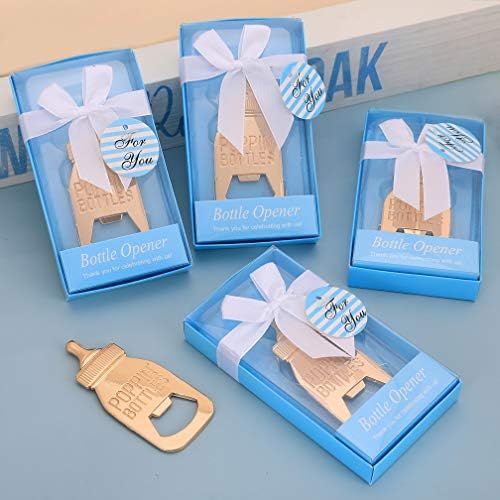 Bottle Openers for Baby Shower Favors, 24 Pack Baby Party Favor Gifts Bridal Baby Shower Decorations Souvenirs, Poppin Bottles Openers with Exquisite Gifts Box used for Girl Baby Party Favors - Image 7