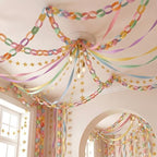 TaoBary Pastel Party Decorations 600 Sheet Paper Chain, Pastels, Same Size - Image 2