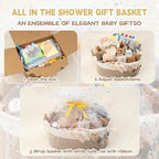 30 Piece Baby Gift Basket – Luxury Curated Baby Gift Basket for Newborn - Image 6
