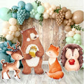 Woodland Animals Party Decorations, 4 Pack 31" x 16" Large Woodland Animals Cardboard Cutouts Stand Up, Forest Theme Photo Booth Props for Birthday Party Baby Shower Classroom Decoration by Unknown